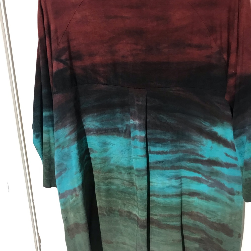 Multicolored 3/4 length Bashara Lesser blouse - Picture 2 of 2